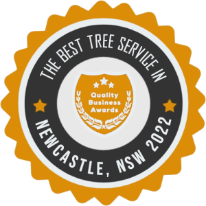 the best tree service in newcastle badge